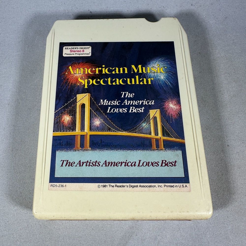 American Music Spectacular 8-Track Tape Readers Digest Stereo 8